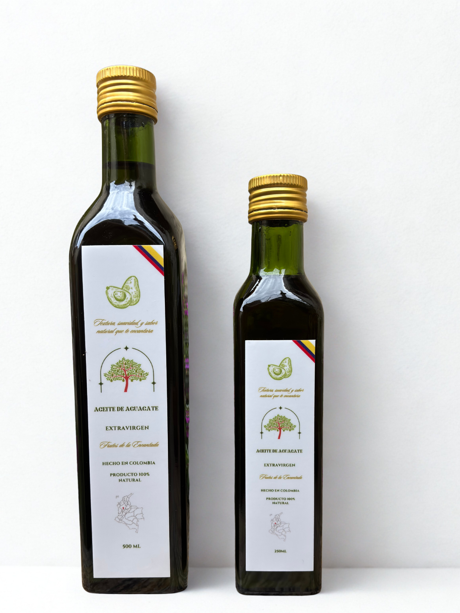 Aceite de Aguacate Extra Virgen 250 ml – 100 % Natural y Prensado en Frío | Frutos de la Encantada